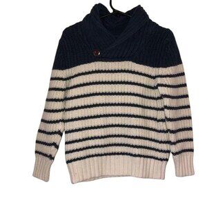 BabyGap Navy & Cream Striped Toddler Sweater 4 Years